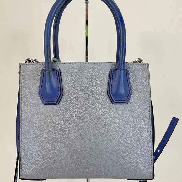 MICHAEL Kors MK Designer Studio Mercer Blue White Crossbody Bag Purse Handbag - Picture 4 of 9